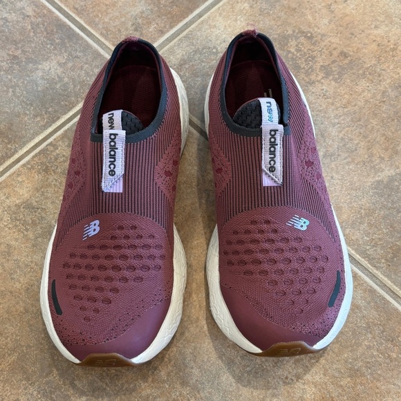 New Balance Fresh Foam 1080 SCB Running Shoes Slip On Maroon Purple 11 Wide - Picture 6 of 13